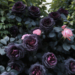 Роза Черная купить по цене от 450р. в интернет-магазине «Посадика» с доставкой почтой в в Кызыле и по всей России – [изображение №1].