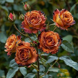 Роза плетистая Оранжевый Бриллиант купить по цене от 450р. в интернет-магазине «Посадика» с доставкой почтой в в Кызыле и по всей России – [изображение №1].